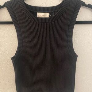 By Together Black Ribbed Knitwear